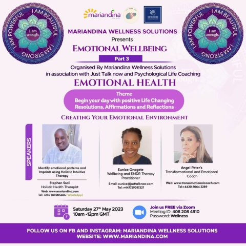 EMOTIONAL WELLBEING Zoom Meeting